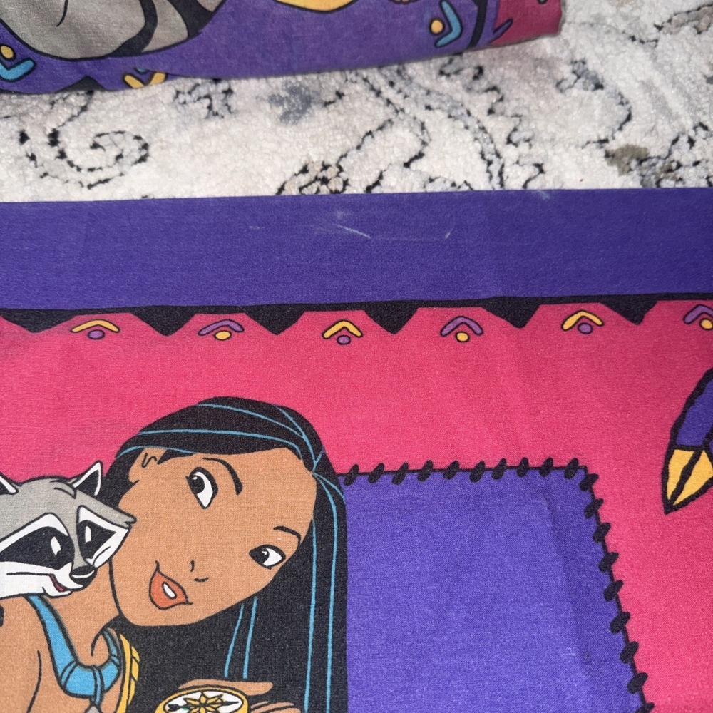 Vintage Disney Pocahontas Twin Sheet Set EUC - Picture 6 of 7